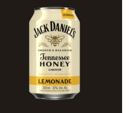 Bebida Mista Alcoólica Gaseificada Honey Lemonade Jack Daniel's Lata 330ml