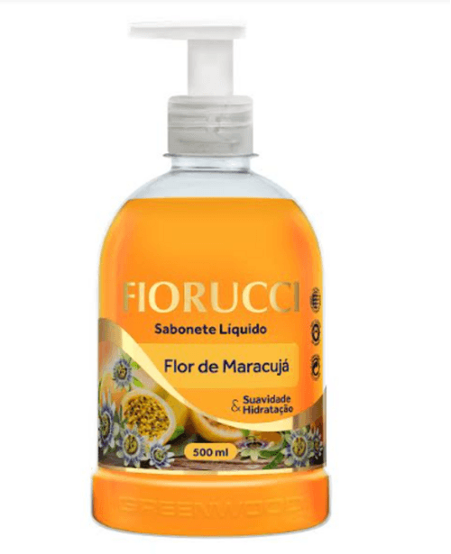 Sabonete Líquido Suavidade & Hidratação Flor de Maracujá Fiorucci Frasco 500ml