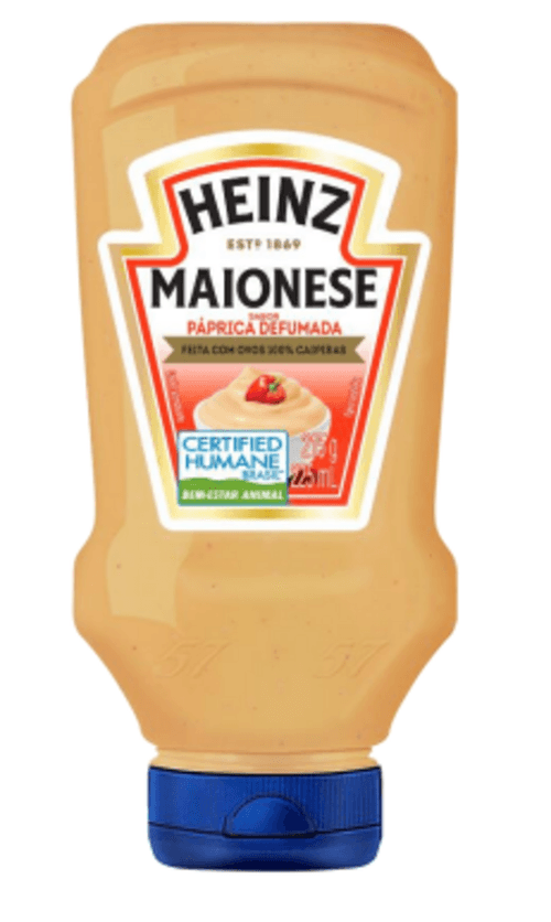Maionese Heinz Páprica Defumada Squeeze Pet 215g