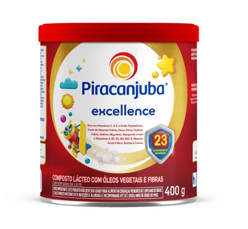 Composto Lácteo com Óleos Vegetais e Fibras Piracanjuba Excellence Lata 400g