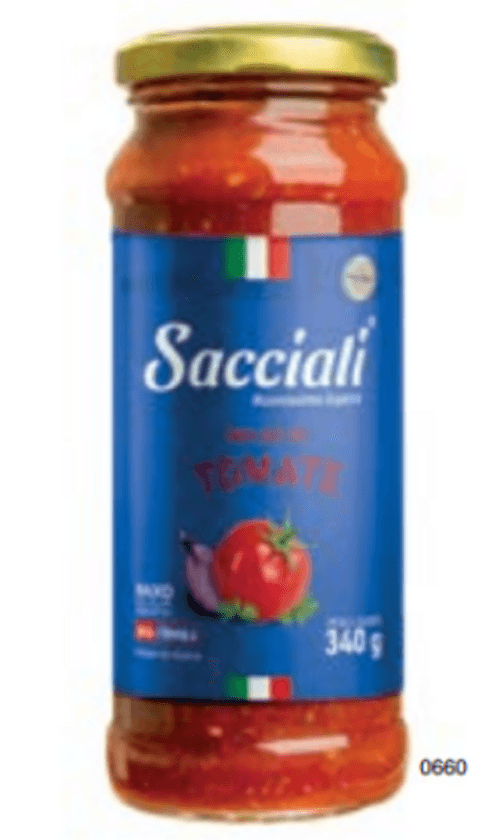 Molho de Tomate Sacciali Vidro 340g