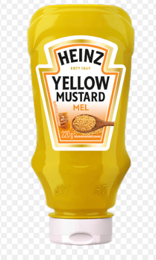 Mostarda Squeeze Amarela com Mel Heinz 220g