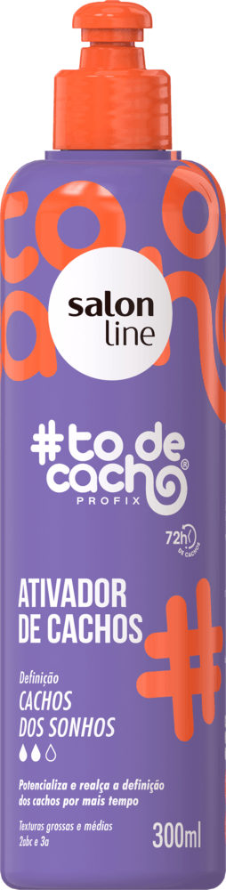Ativador Cachos Salon Line To de cacho cachos dos Sonhos 300ml