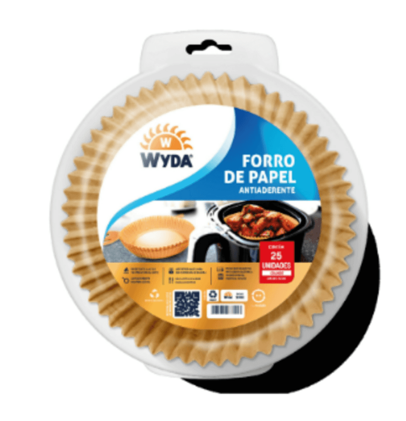 Forro-de-Papel-Air-Fryer-Grande-Wyda-com-25-Unidades
