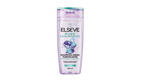 Shampoo L'Oréal Paris Elseve Pure Hialurônico, 400ml