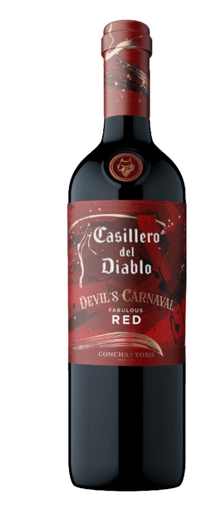 Vinho Chileno Tinto Meio Seco Fabulous Red Casillero del Diablo Devil's Carnaval Garrafa 750ml