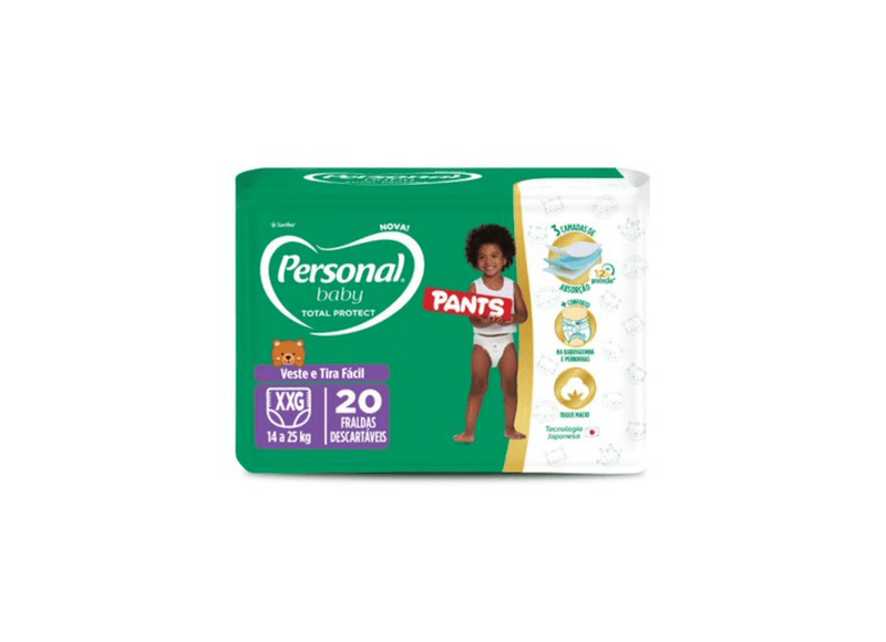 Fralda-Descartavel-Infantil-Pants-Personal-Baby-Total-Protect-XXG-Pacote-20-Unidades
