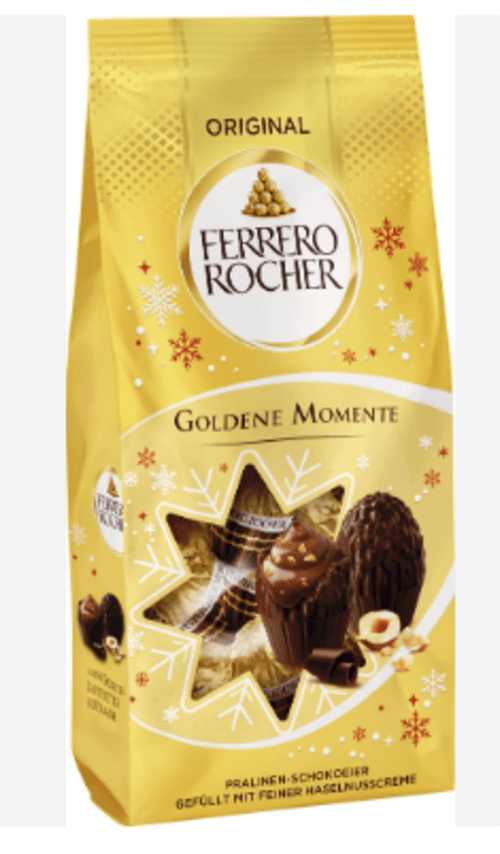 CHOC POLON FERRERO ROCHER 90G GOLDENE MOMENTE