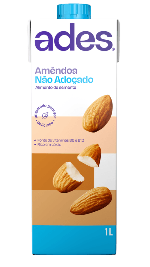 Bebida à Base de Amêndoa Ades Caixa 1l