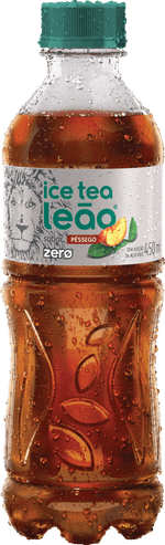 Cha-Preto-Ice-Tea-Pessego-sem-Adicao-de-Acucar-Leao-Zero-Garrafa-450ml
