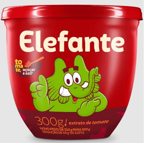 Extrato de Tomate Elefante Pote 300g