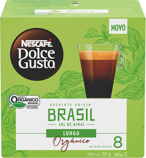 Café em Cápsula NESCAFÉ DOLCEGUSTO Origem Orgânico 10 Cápsulas 80g