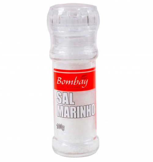 Sal Marinho com Moedor Bombay Herbs & Spices Vidro 100g