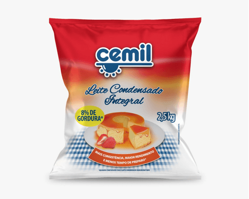 Leite Condensado Integral Cemil 2,5Kg