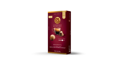 Capsula de Café Cerrado Mineiro Compativel com Nespresso 3 Corações 10 unid