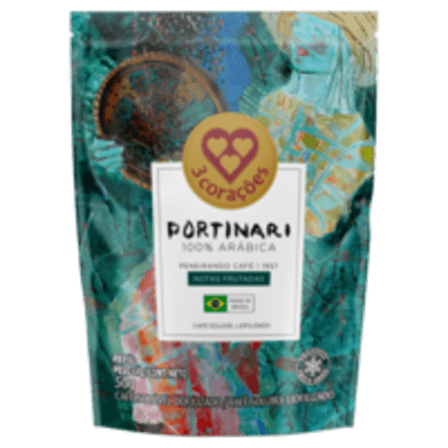 Café Solúvel Liofilizado Peneirando Café 1957 100% Arábica 3 Corações Portinari Sachê 50g Refil