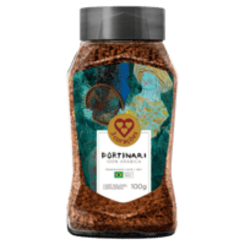 Cafe-Soluvel-Liofilizado-3-Coracoes-Portinari-Peneirando-Cafe-1957-Vidro-100g