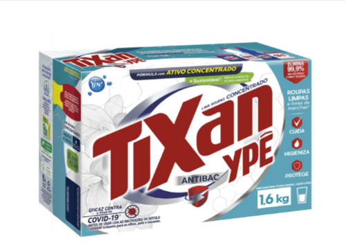 Lava Roupas em Pó Tixan Ypê Antibac 1,6Kg