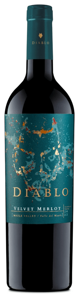 VINHO CHILENO DIABLO VELVET MERLOT TINTO MEIO SECO GARRAFA 750ML