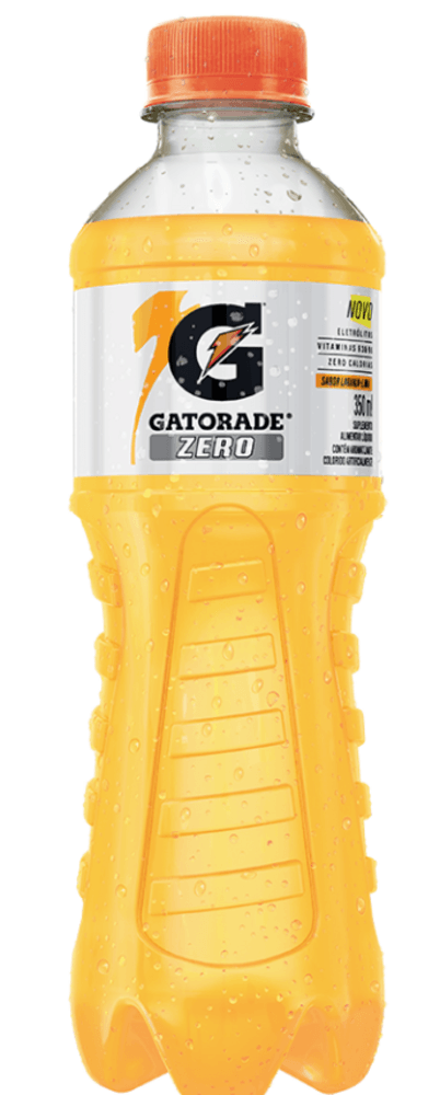 Isotônico Gatorade Zero Açúcar Laranja Garrafa 350ml