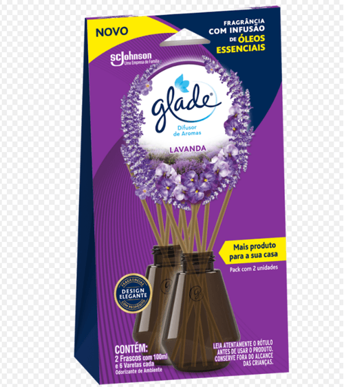 AROMATIZANTE AMBIENTE GLADE DIFUSOR 2X100ML