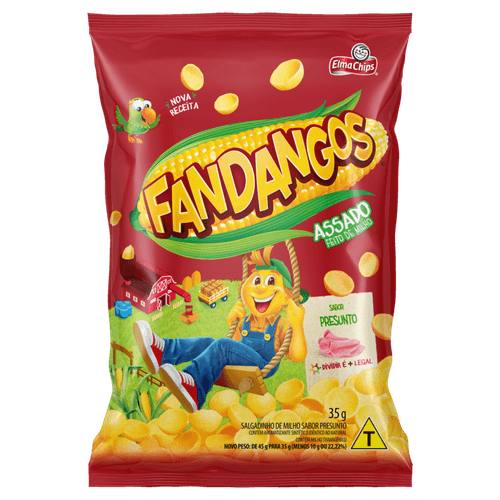 Salgadinho Presunto Elma Chips Fandangos 35G
