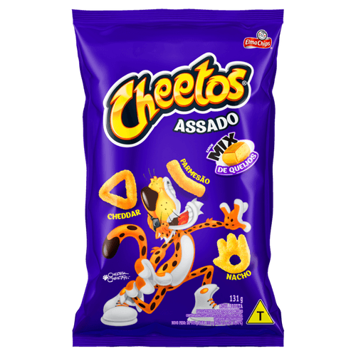 Salgadinho Sortido Mix De Queijos Elma Chips Cheetos 131G