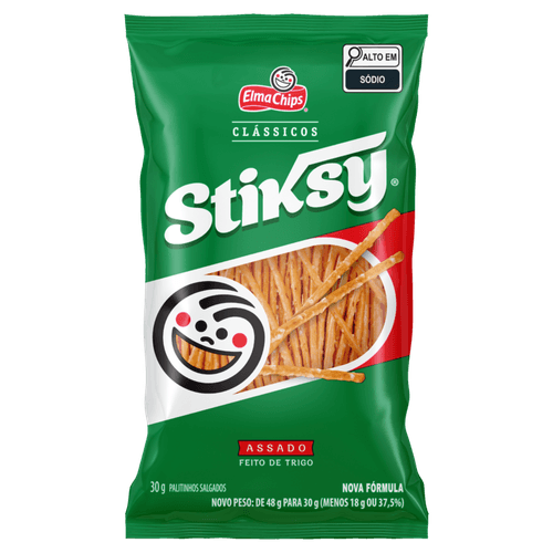 Palitinho Salgado Elma Chips Stiksy 30G
