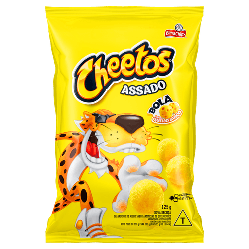 Salgadinho de Milho Bola Queijo Suiço Elma Chips Cheetos 125G
