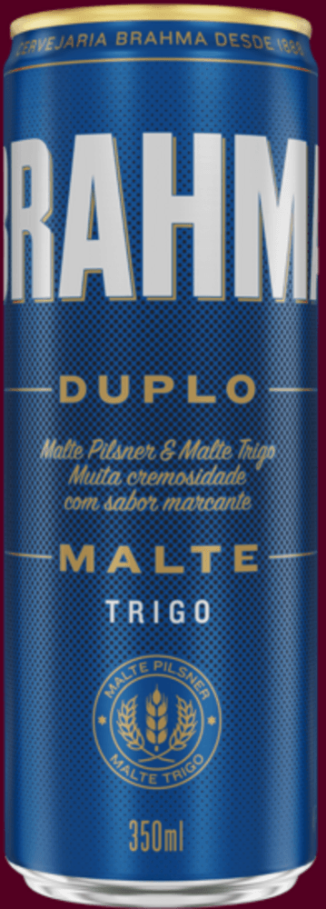 Cerveja Brahma Duplo Malte Trigo 350ml Lata
