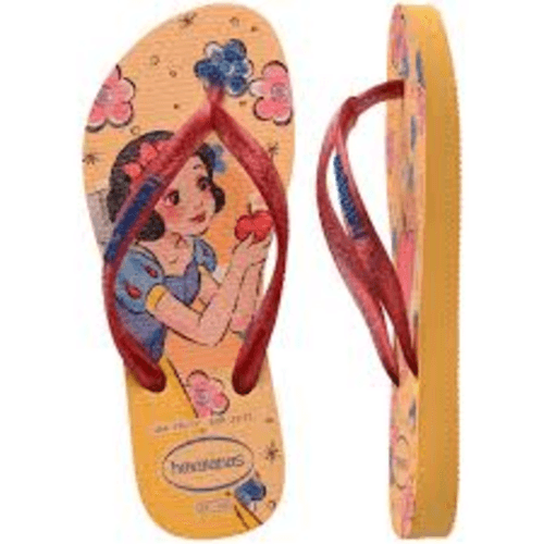 Sand Havaianas Kids Slim Princes Amarelo Caja 23/4