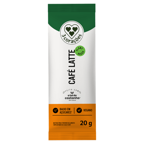 CAFE C/LEITE 3CORACO 20G