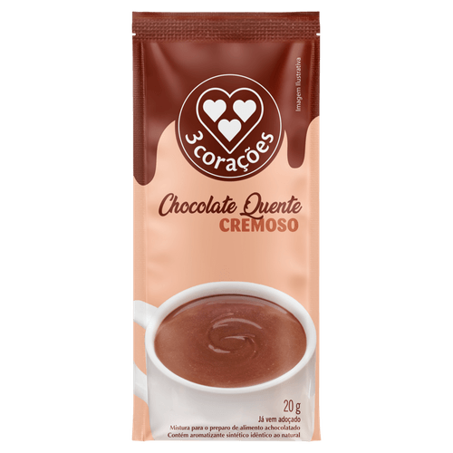 Chocolate Quente 3 Corações 20g