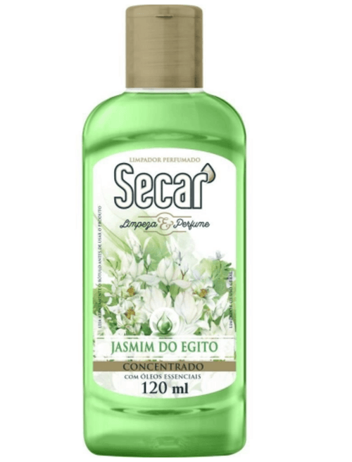 Limpador de Uso Geral Perfumado Concentrado com Óleos Essenciais Jasmim do Egito Secar Limpeza & Perfume Squeeze 120ml