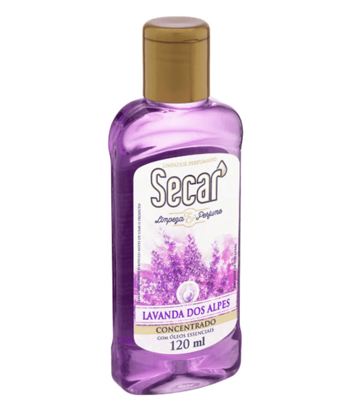 Limpador de Uso Geral Perfumado Concentrado com Óleos Essenciais Lavanda dos Alpes Secar Limpeza & Perfume Squeeze 120ml