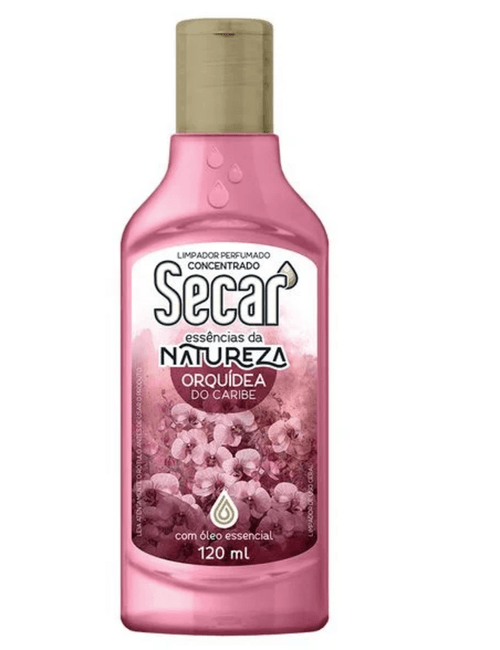 Limpador de Uso Geral Perfumado Concentrado com Óleos Essenciais Orquídea do Caribe Secar Limpeza & Perfume Squeeze 120ml