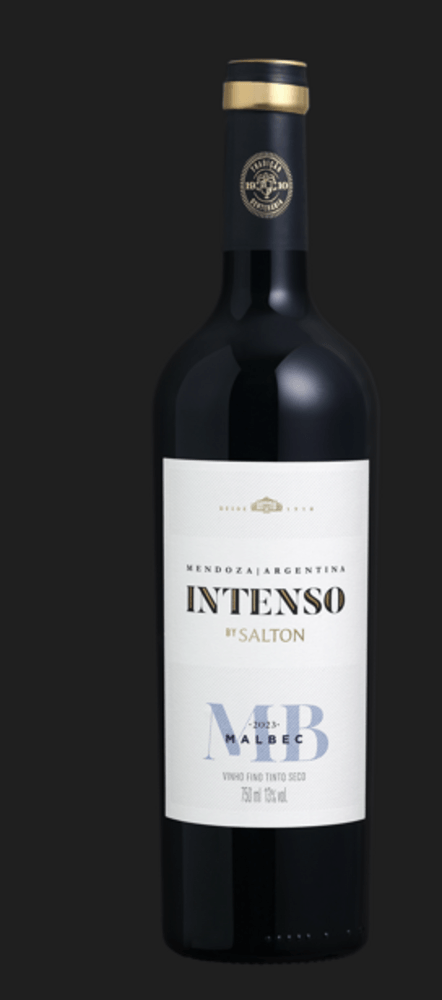 VINHO TINTO  NACIONAL  SALTON INTENSO  MALBEC  GARRAFA 750ML
