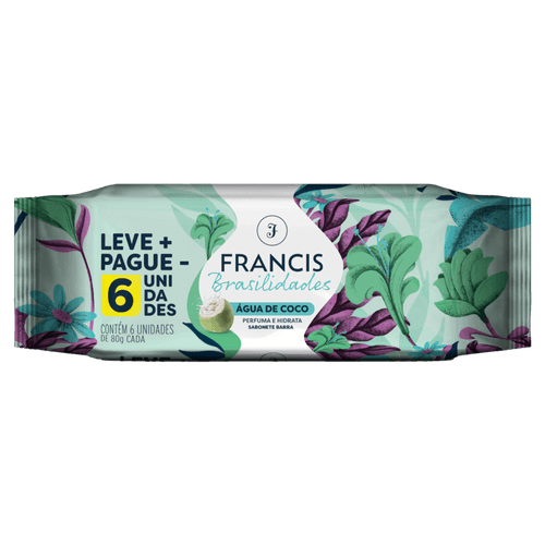 SAB FRANCIS BRASILIDADES BCO 6X80G