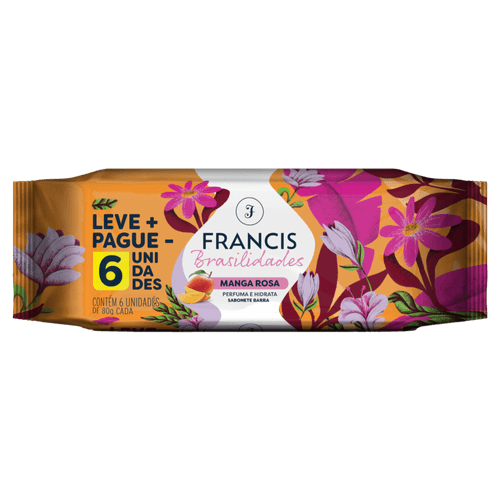 SAB FRANCIS BRASILIDADESLARANJA 6X80G