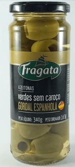 Azeitona-Verde-em-Conserva-Gordal-sem-Caroco-Fragata-Grauda-Premium-Vidro-Peso-Liquido-340g-Peso-Drenado-163g