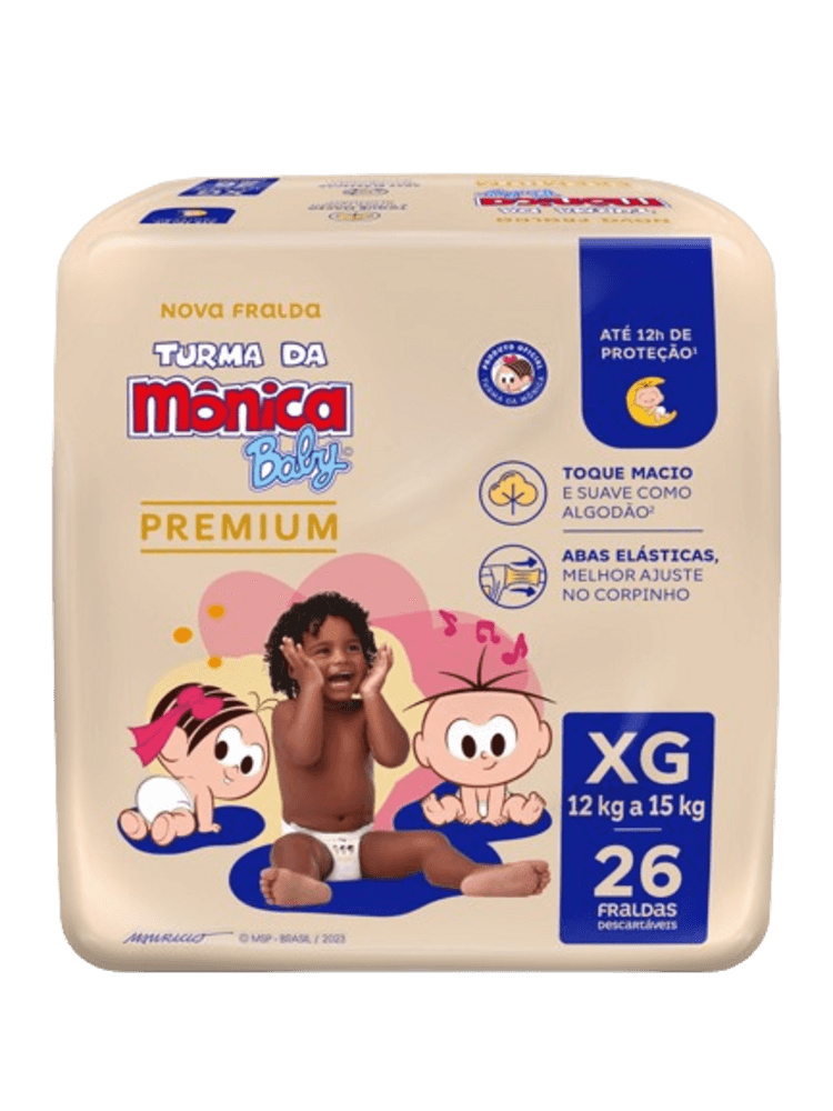 FRALDA-TURMA-DA-MONICA-BABY-PREMIUM-ECONOMICA-26UN-XG-ATE-12H-DE-PROTECAO-TOQUE-MACIO-ABAS-ELASTICAS