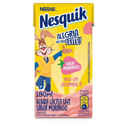 Bebida Lactea NESQUIK Morango 180ml