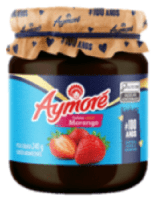 GELEIA AYMORE 240G-VIDRO MORANGO