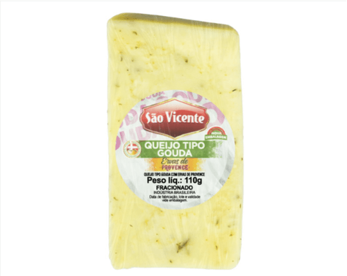 QUEIJO GOUDA SAO VICENTE 110G  - ERVAS PROVENCE