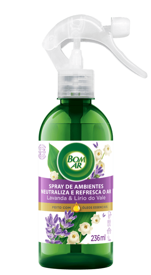 Desodorizador Bom Ar Spray De Ambientes Lavanda 236ml