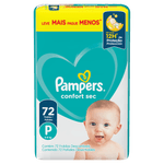 Fralda-Descartavel-Infantil-Pampers-Confort-Sec-P-5-a-8kg-Pacote-72-Unidades-Leve-Mais-Pague-Menos