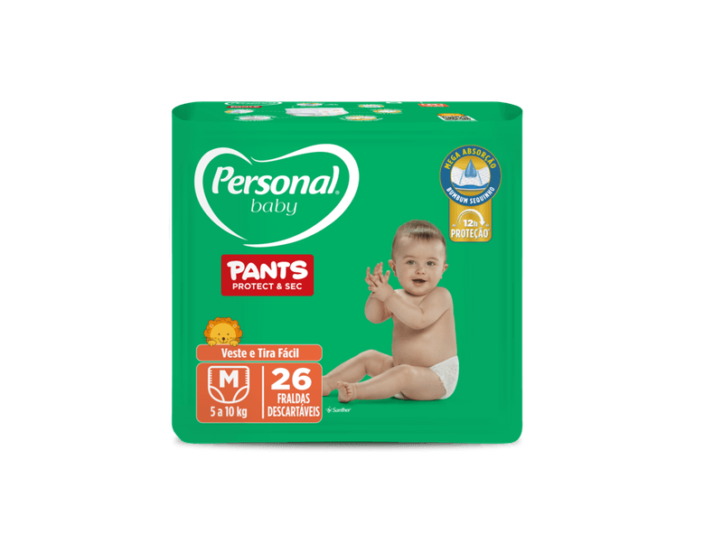 FRALDA-PERSONAL-BABY-PANTS-PROTECT---SEC-MEGA-ABSORCAO-ATE-12HORAS-DE-PROTECAO-VESTE-E-TIRA-FACIL-M-26-UNIDADES