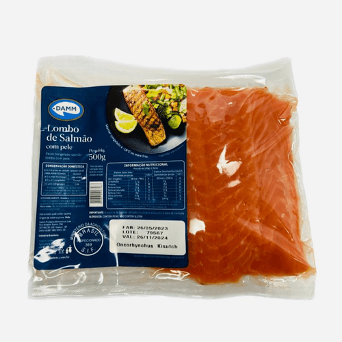Posta de Salmão Damm Premium Congelado 500g