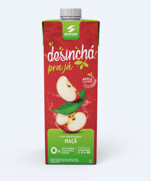CHA VERDE DESINCHA 1L- MAÇÃ