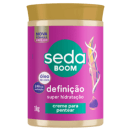 Creme para Pentear Seda Boom Definição Super Hidratação 1 kg